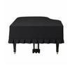Italian Velvet Grand Piano Half Cover: High-Grade Dustproof Sunshade Luxury Cloth