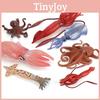 Realistisches Meereslebewesen PVC Modellbausatz mit Oktopus und Tintenfisch für Meeresliebhaber und Sammler