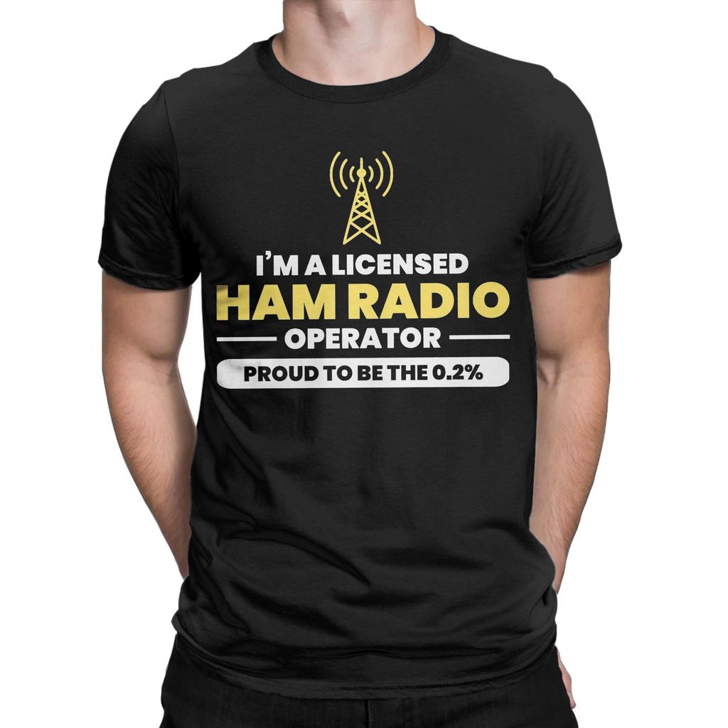 Kawaii LIFE'S TOO SHORT FOR Amateur Ham Radio T Shirt Unisex Cotton Short Sleeve O-neck Summer Top Tee