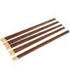 5 Pairs Chinese Style Wooden Chopsticks Set Safe Handcrafted Tableware Gift for Family FriendsWenge