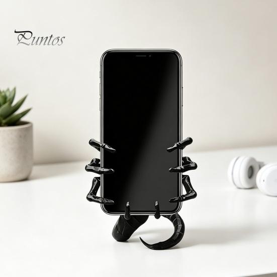 Hands Free Phone Dock Alien Facehugger Stand, Unique 3D Printed Cell Holder, Adjustable Viewing Angle Stand Sturdy PLA Decorative Smartphone Mount