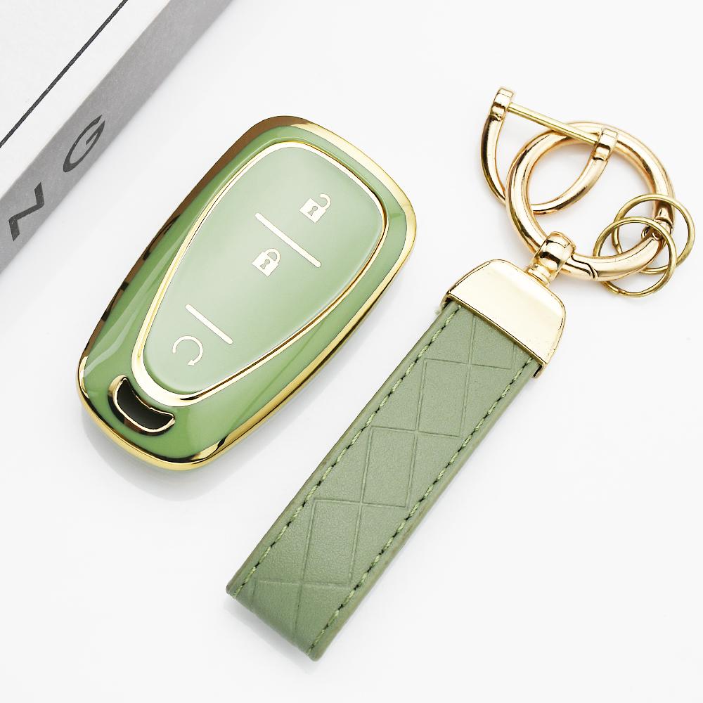 Tpu 3 Buttons Car Key Case Cover Smart Key Shell For Chevrolet Chevy Malibu Camaro Cruze Traverse Spark Equinox Sonic Volt Bolt