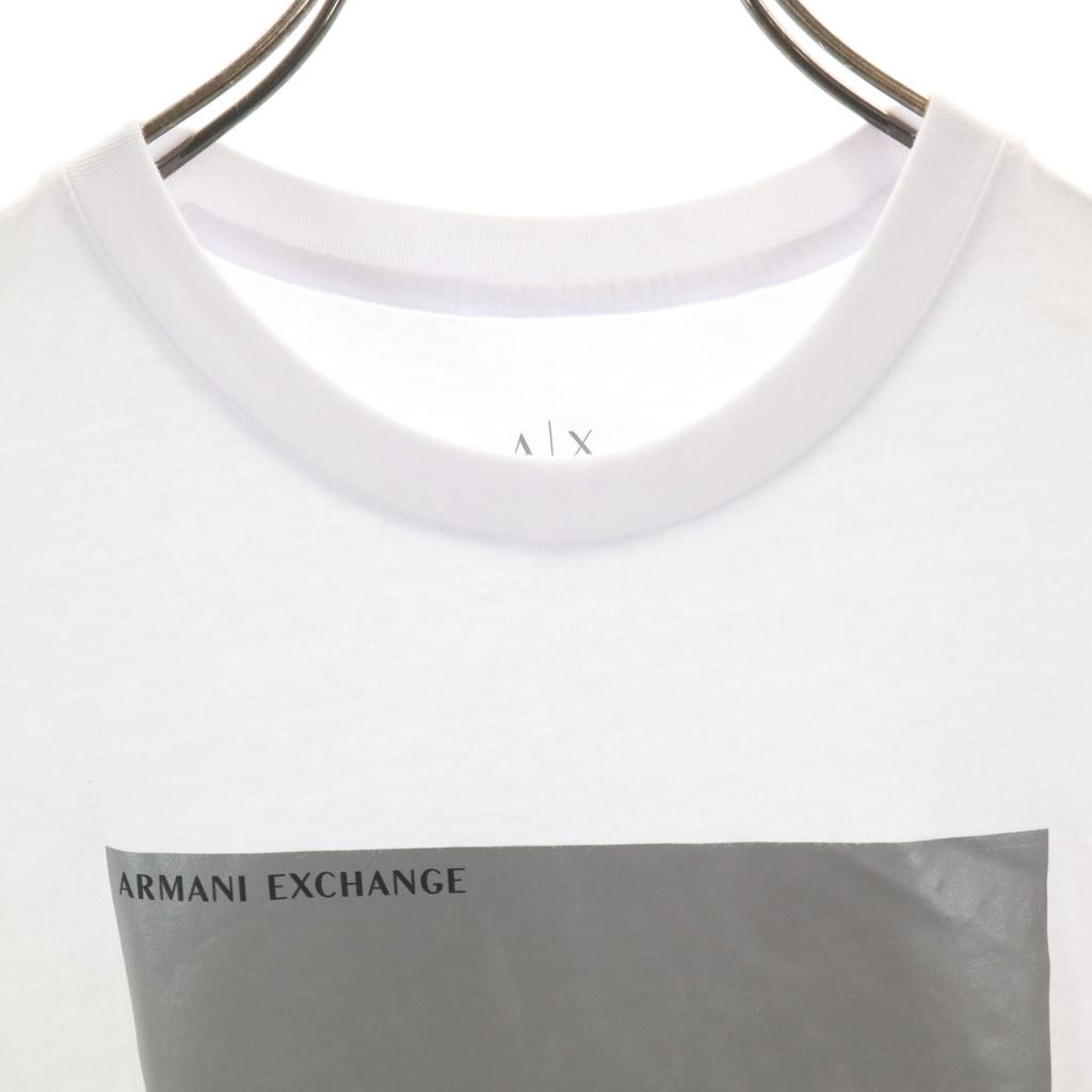 ARMANI EXCHANGE Photo print Short sleeve T-shirt S white Men's Used