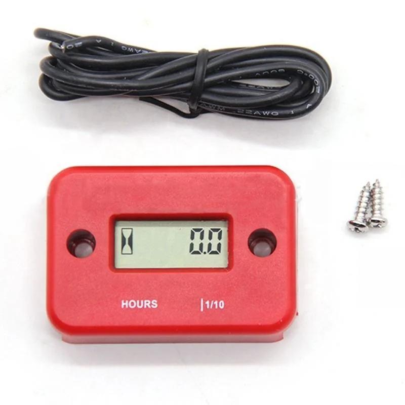 Tachimetro per Motocicletta Resistente e Impermeabile, Motoscafo, ATV, Timer Sensore LCD, Tachimetro, Alta Temperatura