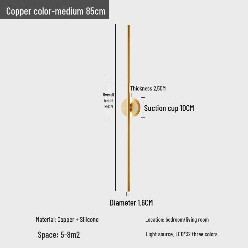 LED Minimalist Modern Wall Lamp for Bedroom/Living Room