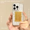 Applicable To Apple 11PRO Transparent Epoxy Gold Foil Text Mobile Phone Case Iphone11/11 Acrylic Protective Case 11