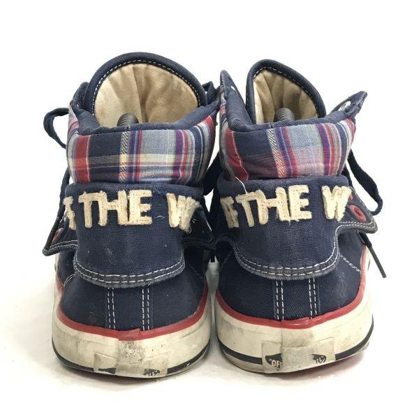 Vans High Cut Sneakers 9 27 navy(USED)
