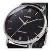 [Casio] CASIO Quartz Men's Watch MTP-VT01L-1B Black X Black Leather Band Overseas Model [Parallel Import]