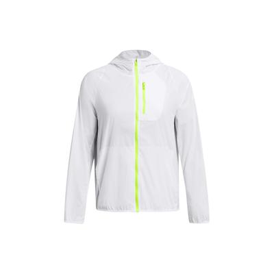 Unifarbene atmungsaktive Kapuzenjacke mit langen Ärmeln Damenjacken Weiß 1381881-100