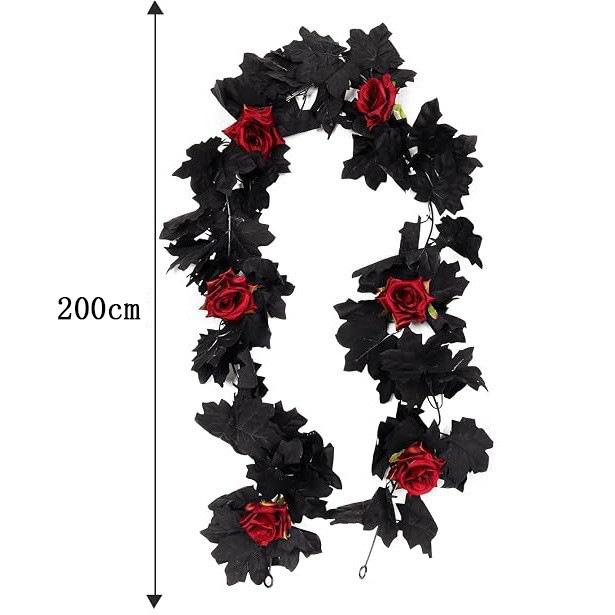 Maple Leaf Vine Autumn Decor for Halloween, Thanksgiving, and Christmas
