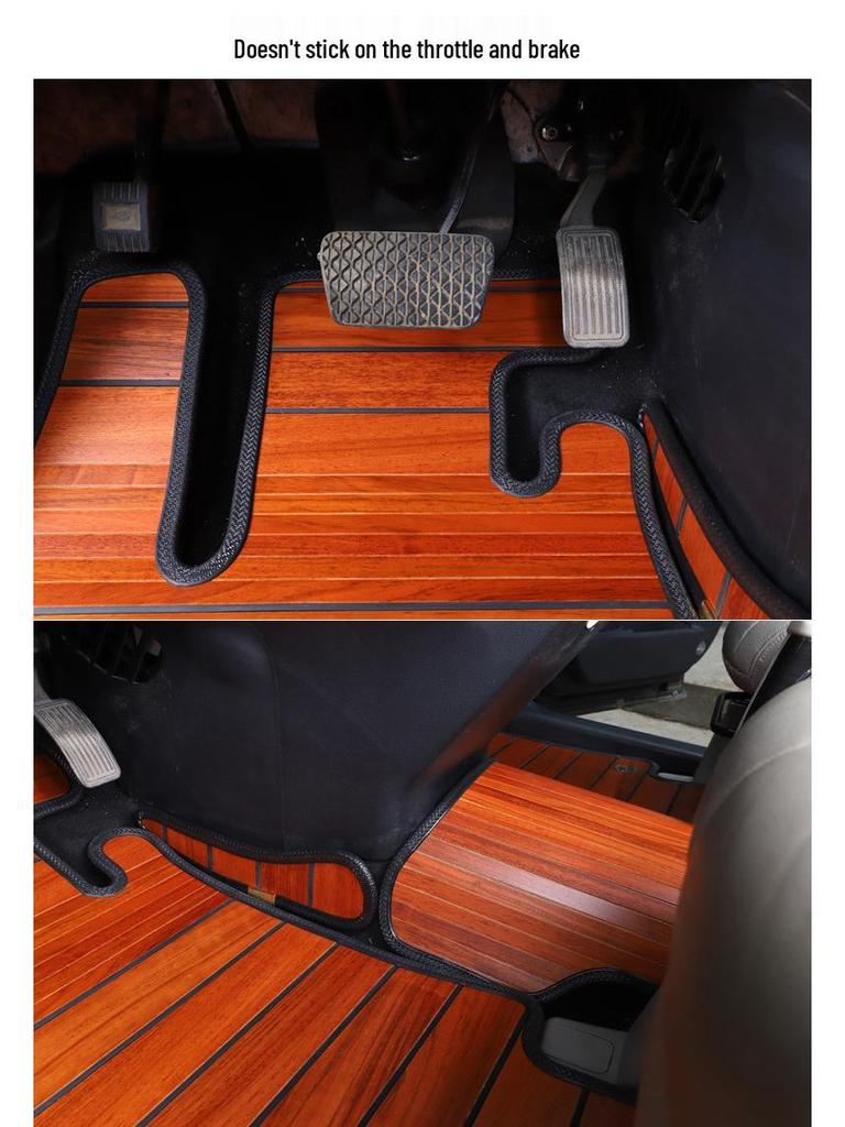 Full-Coverage Floor Mats for Mazda 8 (2011-2016) - Solid Wood Interior Upgrade