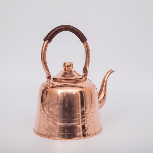 NIGOE Copper Kettle, Pure Copper, Handmade Copper Teapot, Pure Copper Coffee Pot, Large Capacity, Traditional Craft, Handmade, Direct Heat Safe, Suita