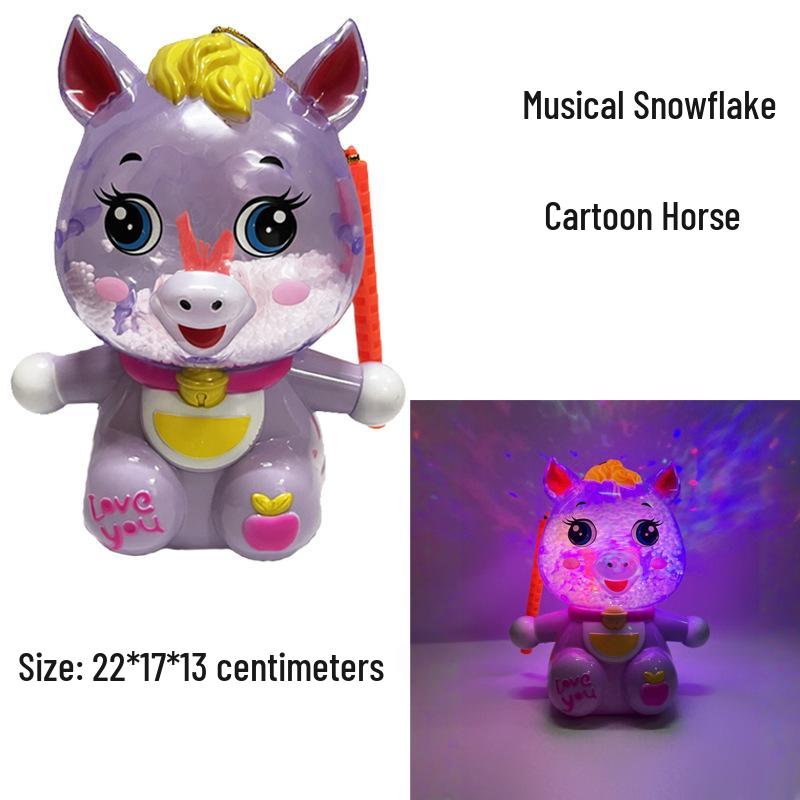 2026 Year of the Horse Spring Festival Children's Handheld Cartoon Lantern Toy