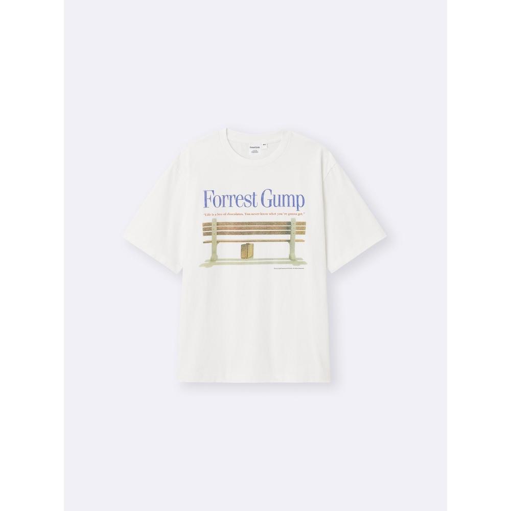 Gu By Uniqlo Washed Graphic T forresT Gump