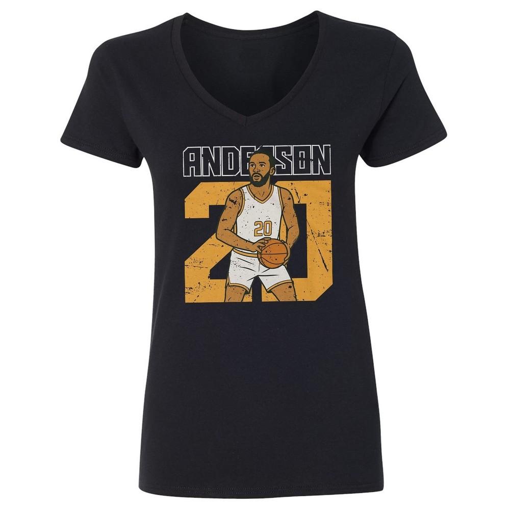 

Kyle Anderson 20 Basketball Sports Design - Utah Fans Ladies V-Neck Tshirt Unisex T-Shirt XXXL