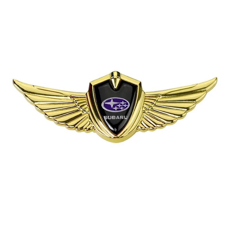 1Pc Car Front Wing Emblem Sticker Rear Trunk Badge Decoration for Subaru STI Forester XV Outback Legacy WRX Levorg BRZ Crosstrek ef4