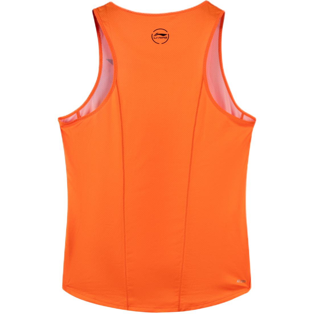 

Li-Ning Breathable Lightweight Quick-Dry Sports Casual Running Vest Men Vests Fluorescent-Bright-Orange YVSV025-3 S