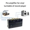 Turntables Signal Boosters For Vintage Vinyls Records Features Low Noise Preamp & 1/4inch TRS / Rcas Output Port