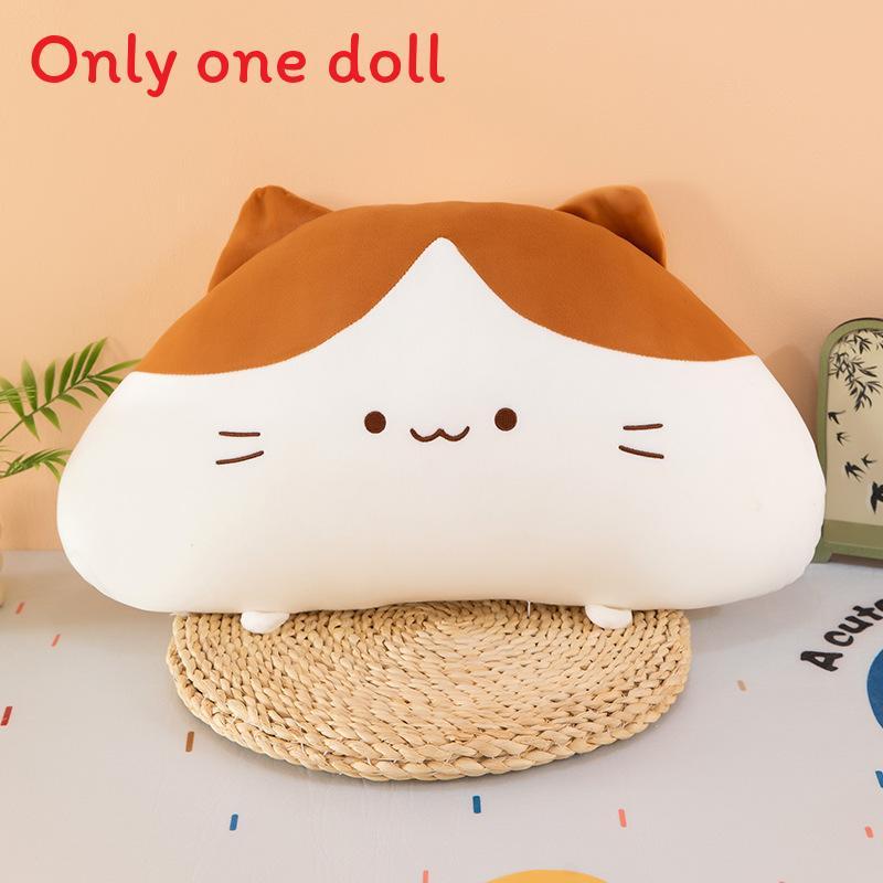 Plush Cat Pillow Large Long Body Office Nap Cushion Girls Gift For Restful Sleep