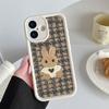 Xiaomeng Rabbit Iphone17 Anti-drop Mobile Phone Case Is Suitable for Apple 16pro15promax14 Girl 13pro