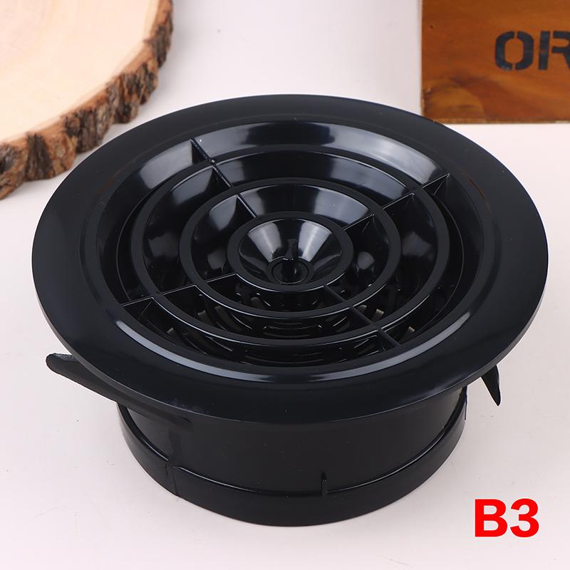 4 Shapes Availables 75/100/125Mm Round Ducting Ventilation Cover Air Vent Extract Valve Grille Air Circulation Vents Cover