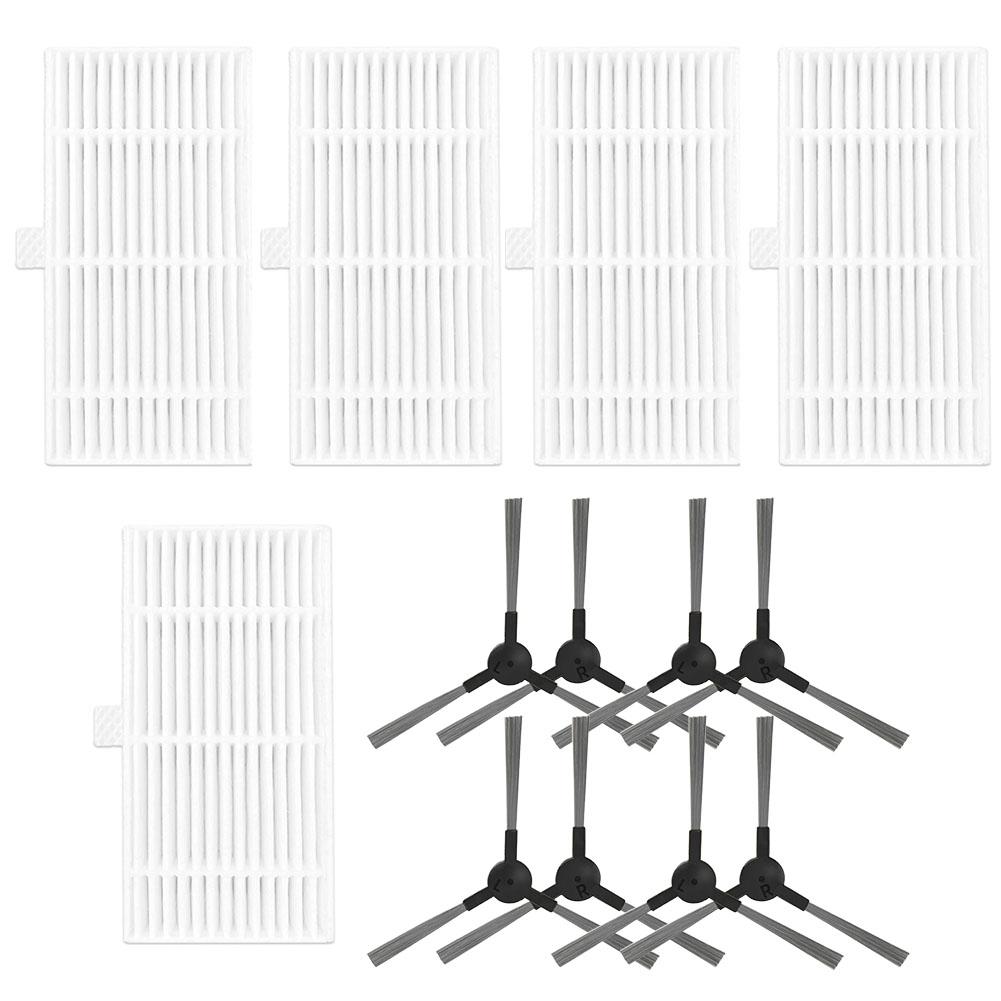Optimale Leistung mit Ersatz-Seitenbürsten & Filtern für Cecotec Staubsauger