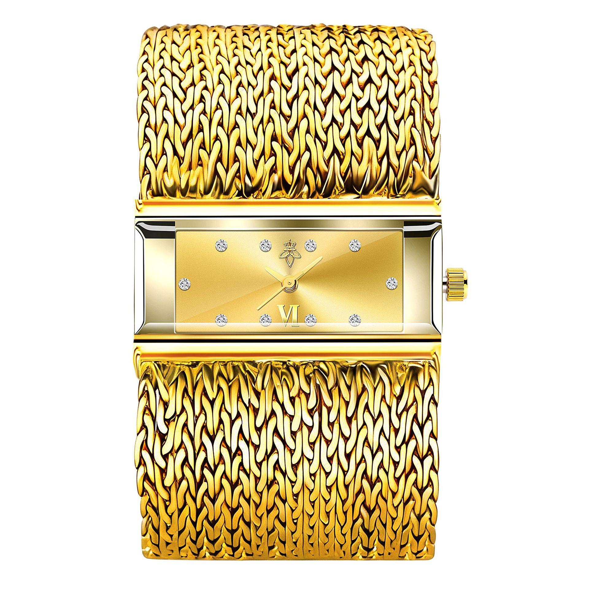 Square Chain Watch Women S Quartz Watch Rhinestone Watch Middle East