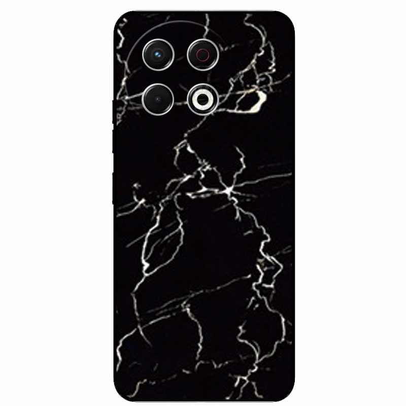 For Tecno Spark 30 Pro Case Marble Painted Silicone Back Cover Cases For KL7 Spark 30 Pro Soft Black Phone Funda Spark 30 Pro 4G