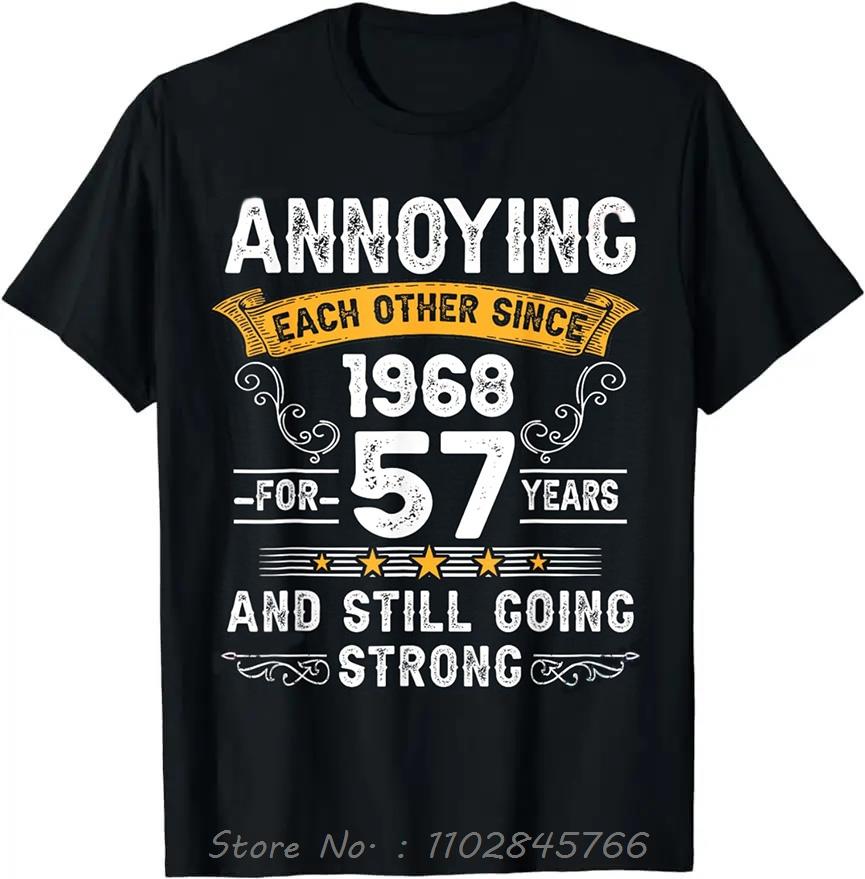 Legends Born In 1968 Oversized Tshirt Bday Mens Clothing On Demand Cotton Tshirt Ropa Hombre Fashion Fitness T Shirt Tops