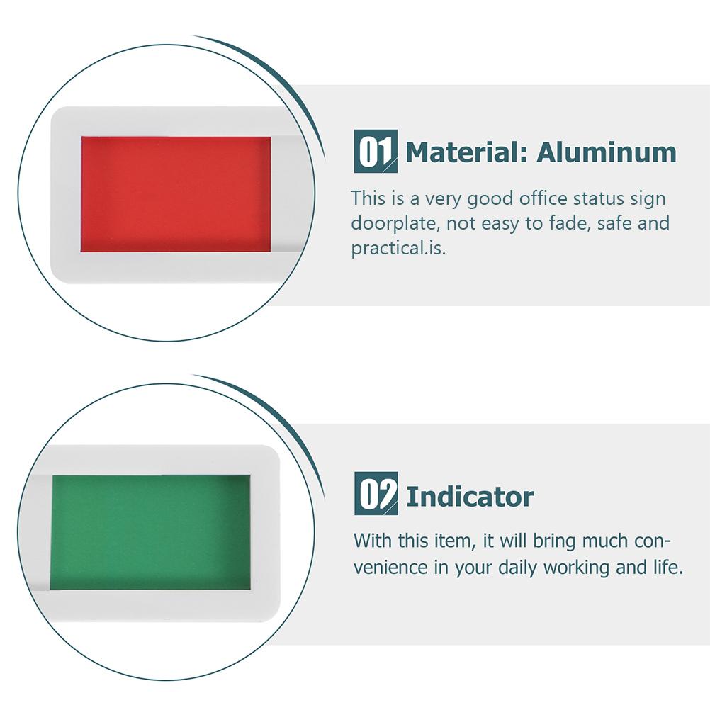 2Pcs Vacant Occupied Slide Door Signage Office Privacy Bath Room Marker Plaque Do Not Disturb Indicator Sign Vacant Slide Door