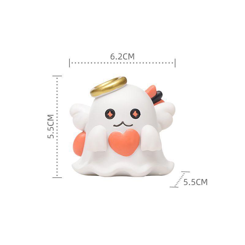 Christmas Cute Ghost Ornament Creative Desktop Decoration Emotional Stability Artifact April Fool's Day Gift for Friends
