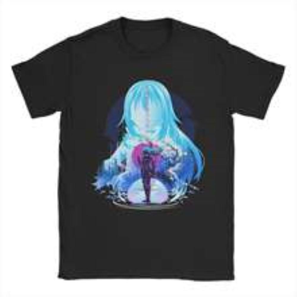 That Time I Got Reincarnated As A Slime Shirt Vintage Washed Unisex Oversized Anime Streetwear Soft Cotton Tee Gift Clothing Top