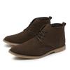 2024Ankle Boots For Men Winter Boot Lace Up British Style Classic Suede Boots Casual Shoes Work Footwear Botas Zapatos Hombre