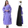 R-Dream Snow White Wicked Queen Cosplay Villain Costume for Halloween, Women's Dress with Crown and Cape, Plus Size (Small)