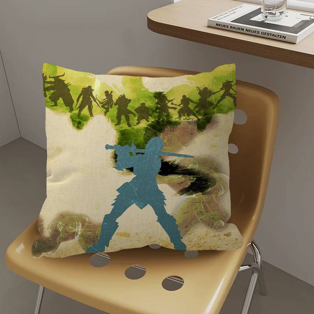 Dragon Age Origins Classic Video Game Pillow Gifts Home Office Furnishings Bedroom Sofa Car Cushion Cover Case 45x45cm