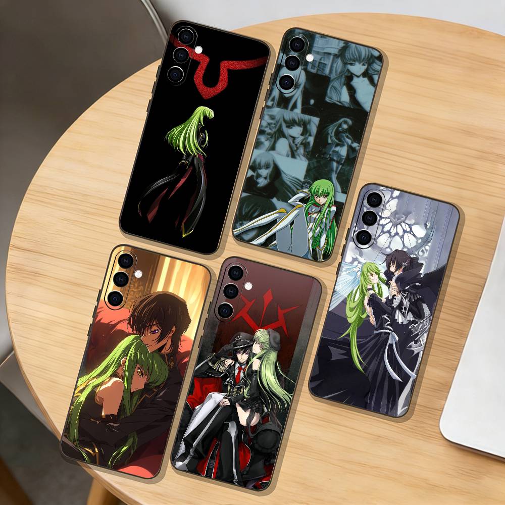 Anime C-Code Geass-s Phone Case For Samsung Galaxy A73,A72,A71,A70,A53,A52,A51,Others Soft Black Cover