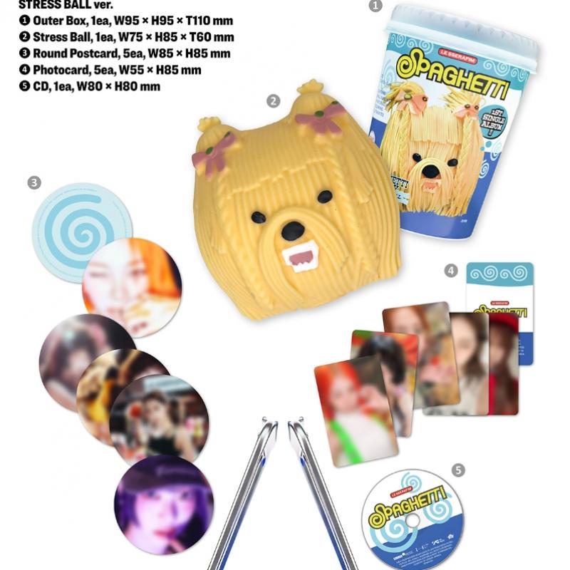 Le Sserafim Spaghetti 1st singLe Album Stress Ball Ver.
