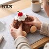 Skin Friendly Soft Pillow Cute Dumpling Plush Toy, Stuffed for Stress Relief And Anxiety Sensory Toy Focus Relief, Kawaii Food Plushie
