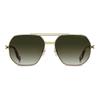 Marc Jacobs Logo Letter Print Acetate Acetate Metal Aviator Sunglasses Men's Gold MARC784S