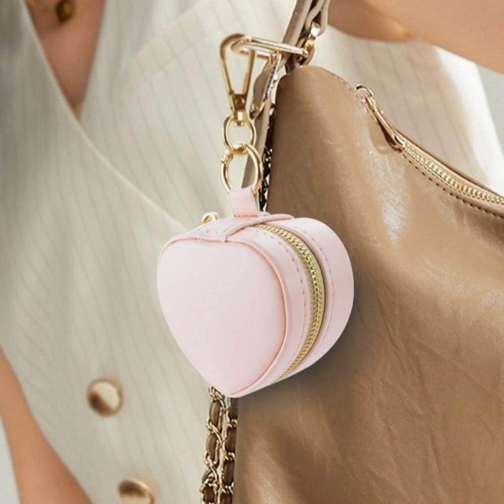Mini Portable Ring Box Jewelry Display Travel Bag Pendant Multipurpose Jewelry Box Keychain  Gifts