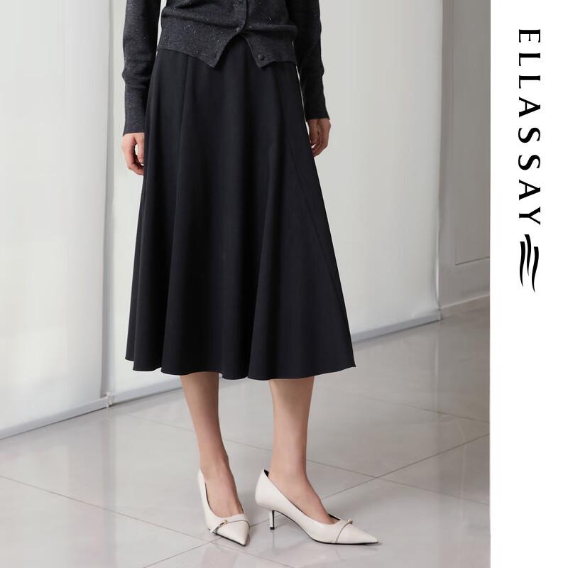 ELLASSAY Women's A-Line Midi Skirt