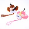 Funny Mosquito Plush Keychain Bag Pendant Weird Stuffed Animal Toy for Schoolbag Decor Multi-use Accessory