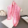 Polka Dot Print Square Silk Scarf Women Neck Tie Soft Hijab Headscarf Foulard Bandana Female Fashion Decorate Head Scarf
