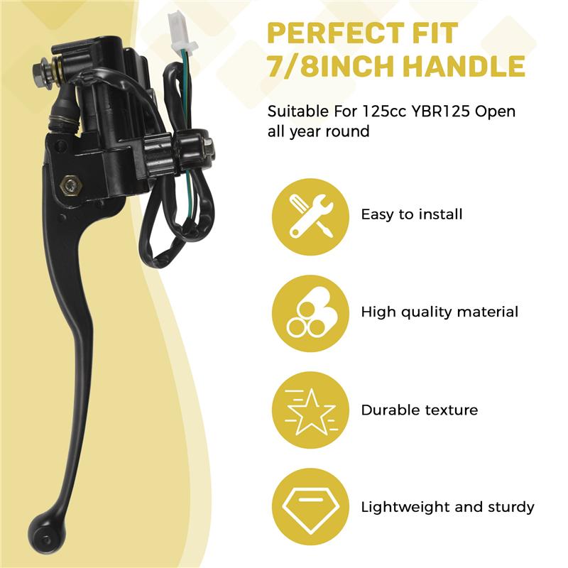 Motorcycle Handle Brake Fluid Caliper Master For 125Cc YBR 125 Front Brake Hydraulic Pump Cylinder Assy