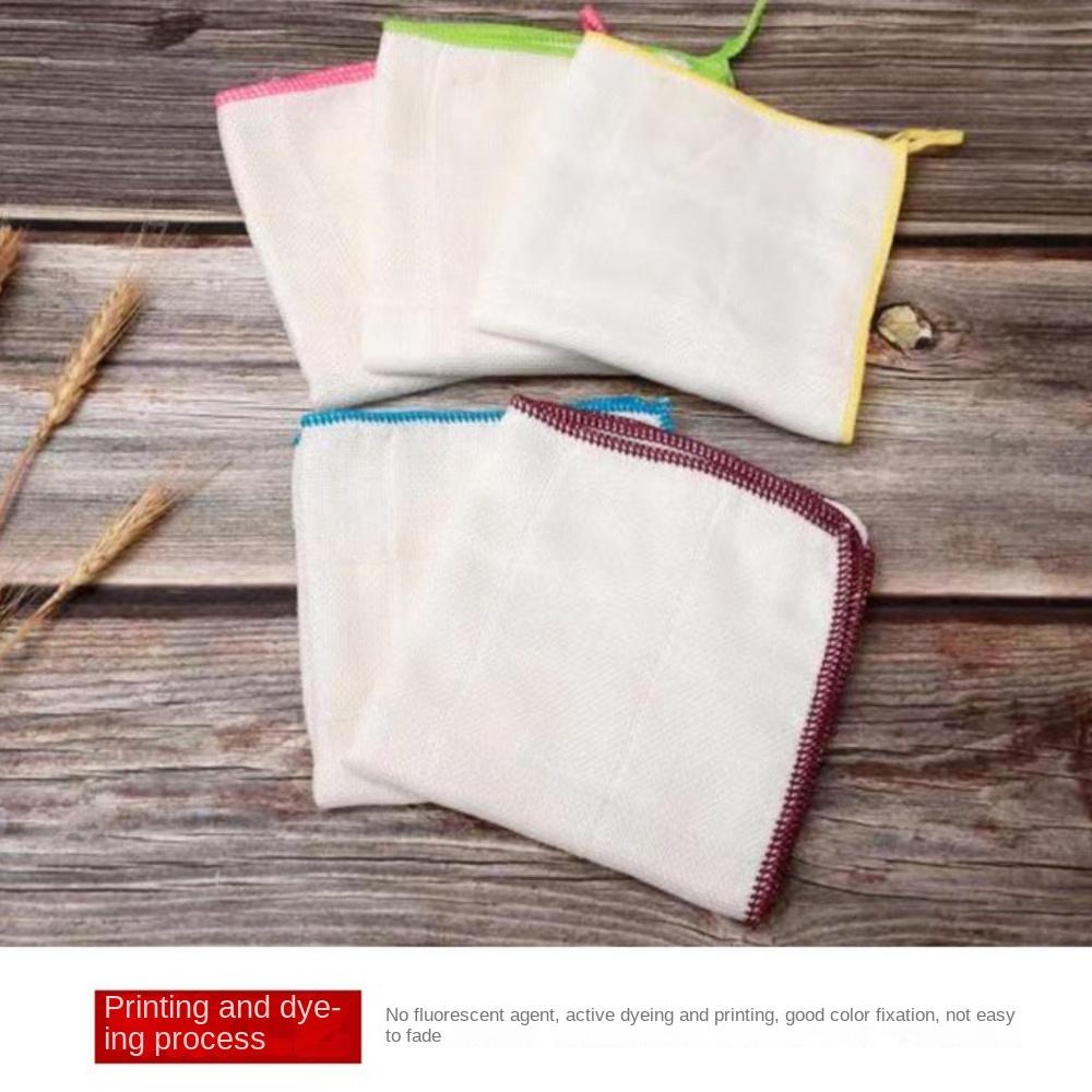 Household Cleaning Supplies Bamboo Fiber Dish Towel Easy To Clean Cleaning Cloth New Rag