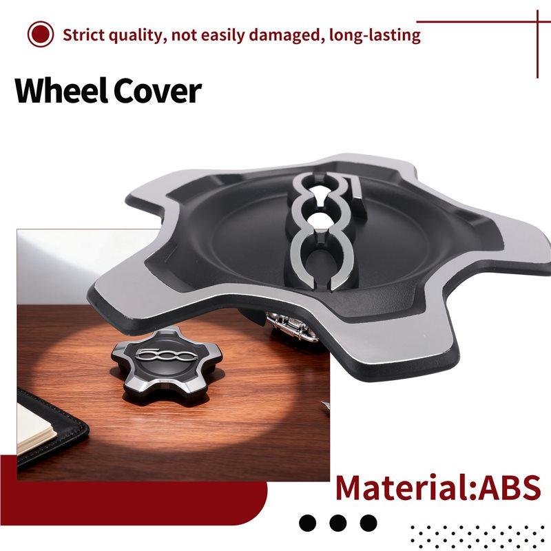 A54K-Car Wheel Center Cap Cover For Fiat 500X 2016-2022 Dust Cover Car Accessories