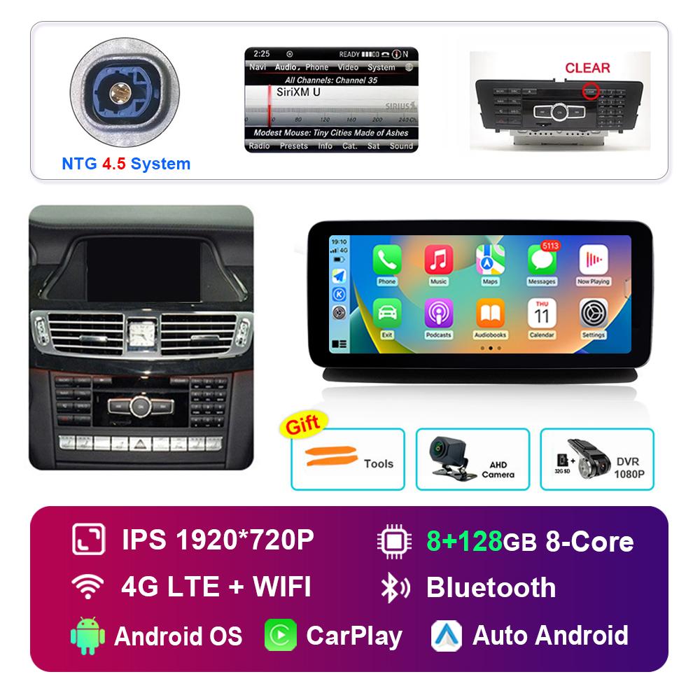 12.3 Inch Android Car Radio Multimedia Player for Mercedes Benz CLS W218 2010 - 2013 NTG 4.5 5.0 System GPS HD Touch Screen