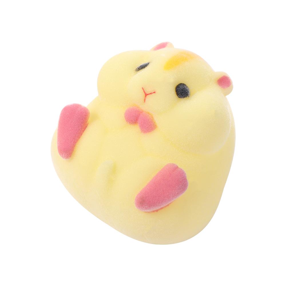 Flocking  Dolls Stress Relief Fatty Milky Anime Hamster Capsule Toys Gashapon Toys Capsule Hamster Gashapon Hamster