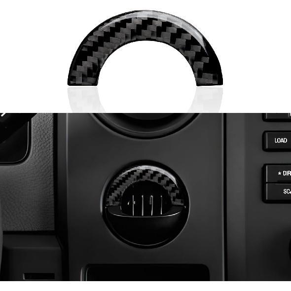 Car Carbon Fiber Dashboard Trument Panel Strip Sticker Cover Interior Trim Decal for Ford F150 2009 2010 2011 2012 2013 2014 Accessories