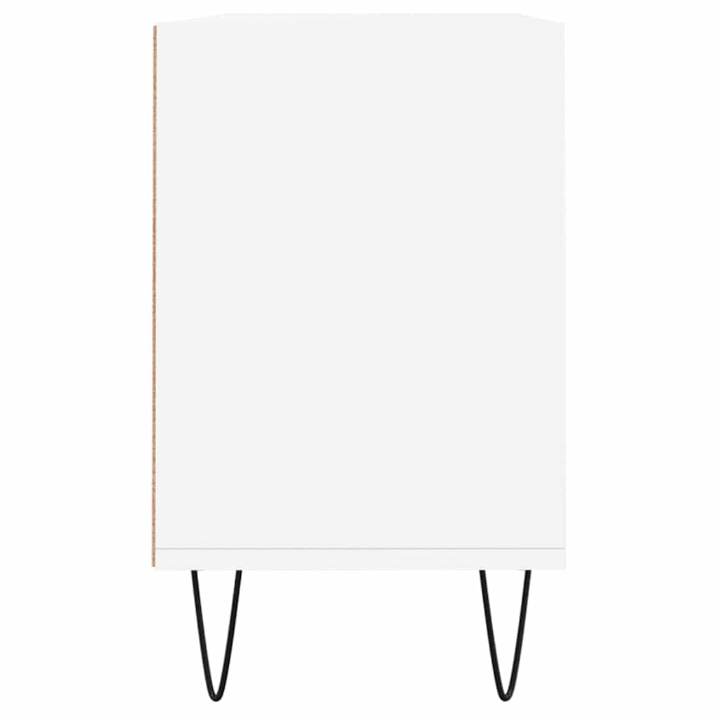 Szafka Pod Tv, Biała, 103,5X30X50 Cm, Materiał Drewnopochodny